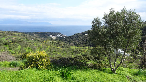 Large piece of natural land for sale on scenic Greek island Kythira – build villas or hotels
